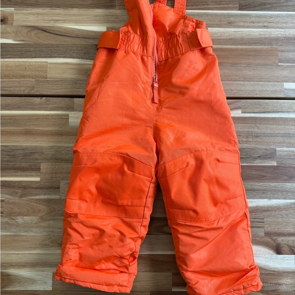 Cat & Jack Bright Orange Kids Overalls